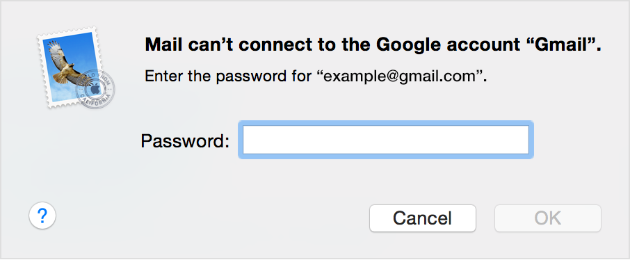 Change My Password For Gmail In My Mail In Mac